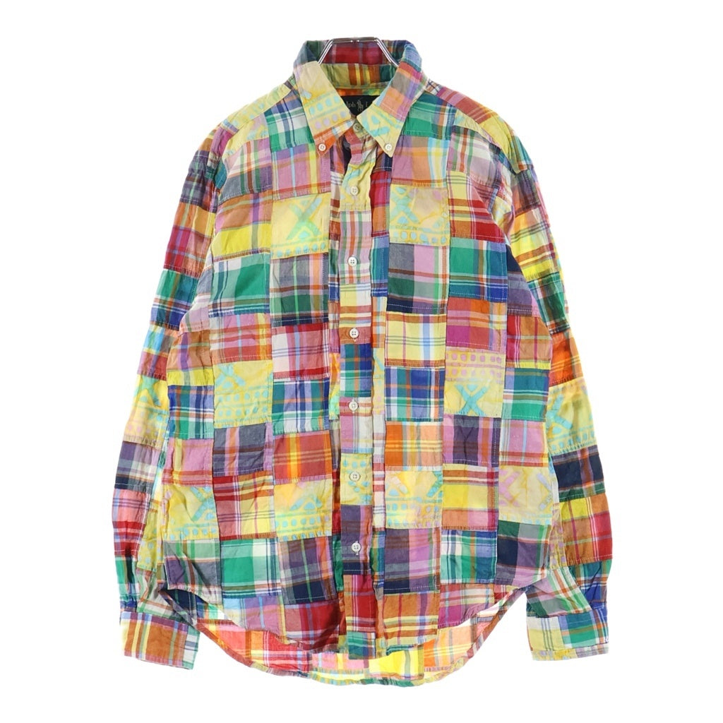 POLO RALPH LAUREN(ポロラルフローレン) 90S VINTAGE BLAKE PATCH WORK SHIRT ヴィンテージ ブレイク パッチワーク 長袖シャツ マルチ