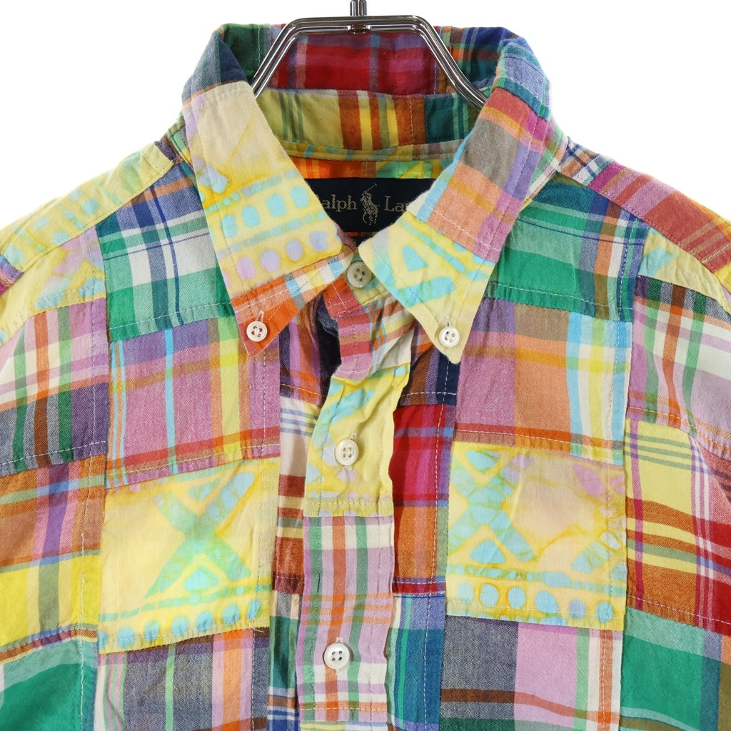 POLO RALPH LAUREN(ポロラルフローレン) 90S VINTAGE BLAKE PATCH WORK SHIRT ヴィンテージ ブレイク パッチワーク 長袖シャツ マルチ