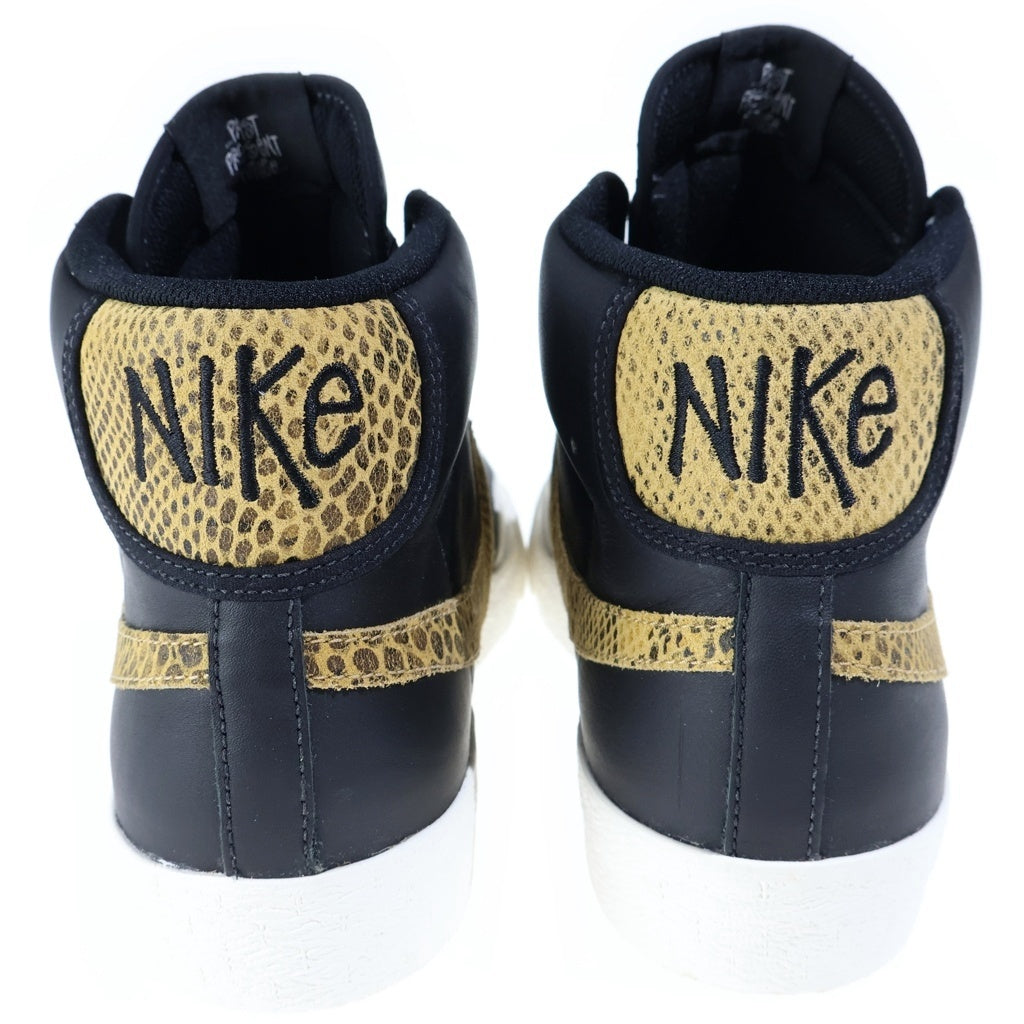 NIKE(ナイキ) 【観賞用 2010年製】 ×STUSSY All Court Mid Black Golden Harvest-Sail オールコート ミッド ゴールデン ハーベスト セイル ハイカットスニーカー US9/27cm 408577-001