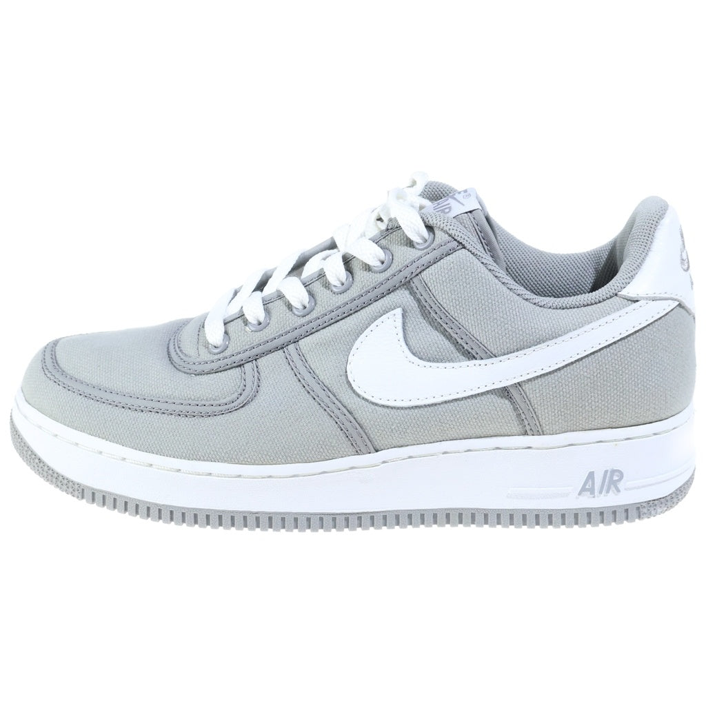 NIKE(ナイキ) 【観賞用 2003年製】 AIR FORCE 1 LOW CANVAS 306349-011 エアフォース1 キャンバス ローカットスニーカー グレー US10/28cm
