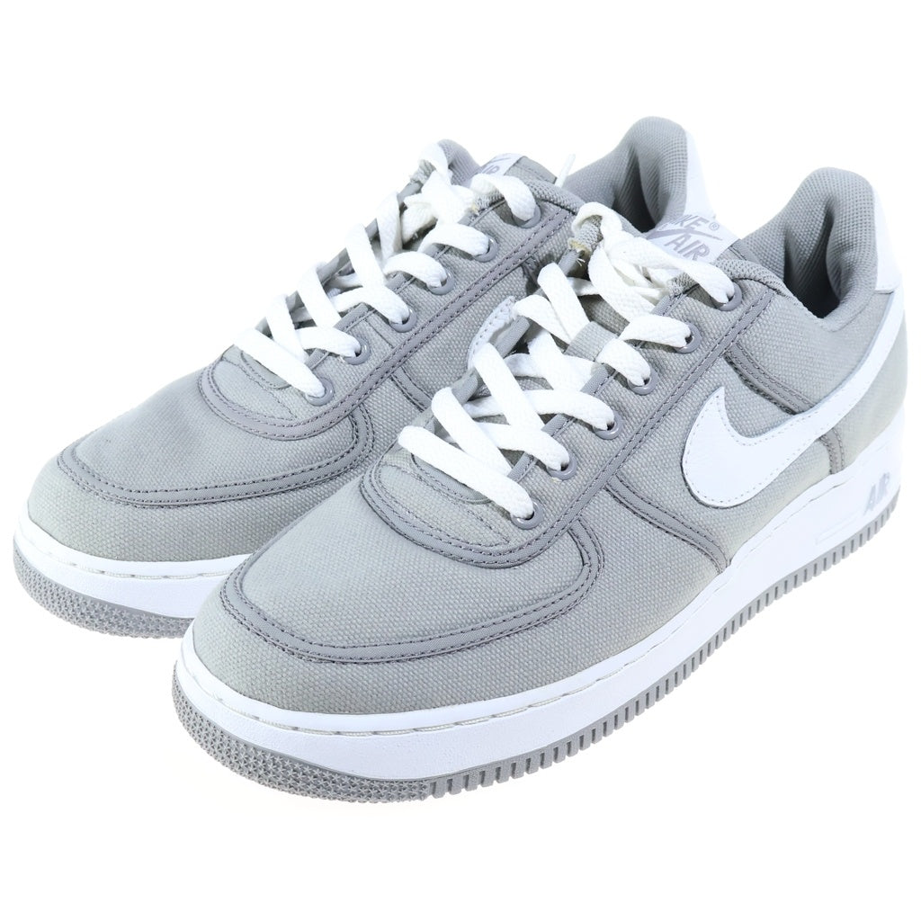 NIKE(ナイキ) 【観賞用 2003年製】 AIR FORCE 1 LOW CANVAS 306349-011 エアフォース1 キャンバス ローカットスニーカー グレー US10/28cm