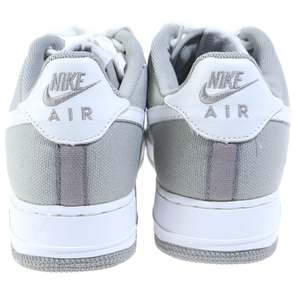 NIKE(ナイキ) 【観賞用 2003年製】 AIR FORCE 1 LOW CANVAS 306349-011 エアフォース1 キャンバス ローカットスニーカー グレー US10/28cm