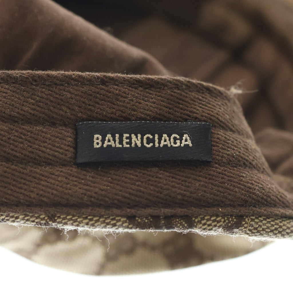 BALENCIAGA(バレンシアガ) ×GUCCI The Hacker Project グッチ ザハッカープロジェクト キャンバスベースボールキャップ 帽子 ベージュ 680717