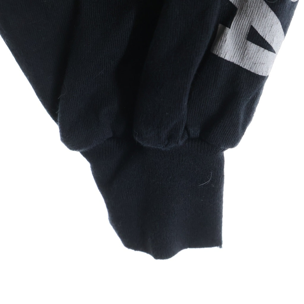 BALENCIAGA(バレンシアガ) 23SS TOP LEAGUE L/S T-Shirt トップ リーグ ロゴ総柄 ハイネック長袖Tシャツカットソー ブラック VL10 767879 TPVE9