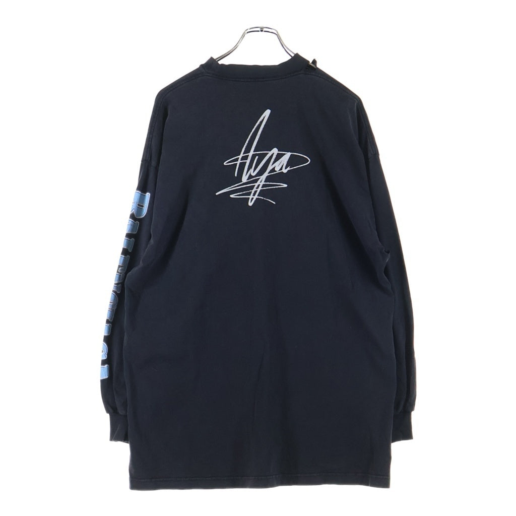BALENCIAGA(バレンシアガ) Music Aya Nakamura Merch Long-Sleeve T-Shirt Oversized アヤナカムラ オーバーサイズ ロングスリーブ長袖Tシャツ ブラック 693950 TMV86