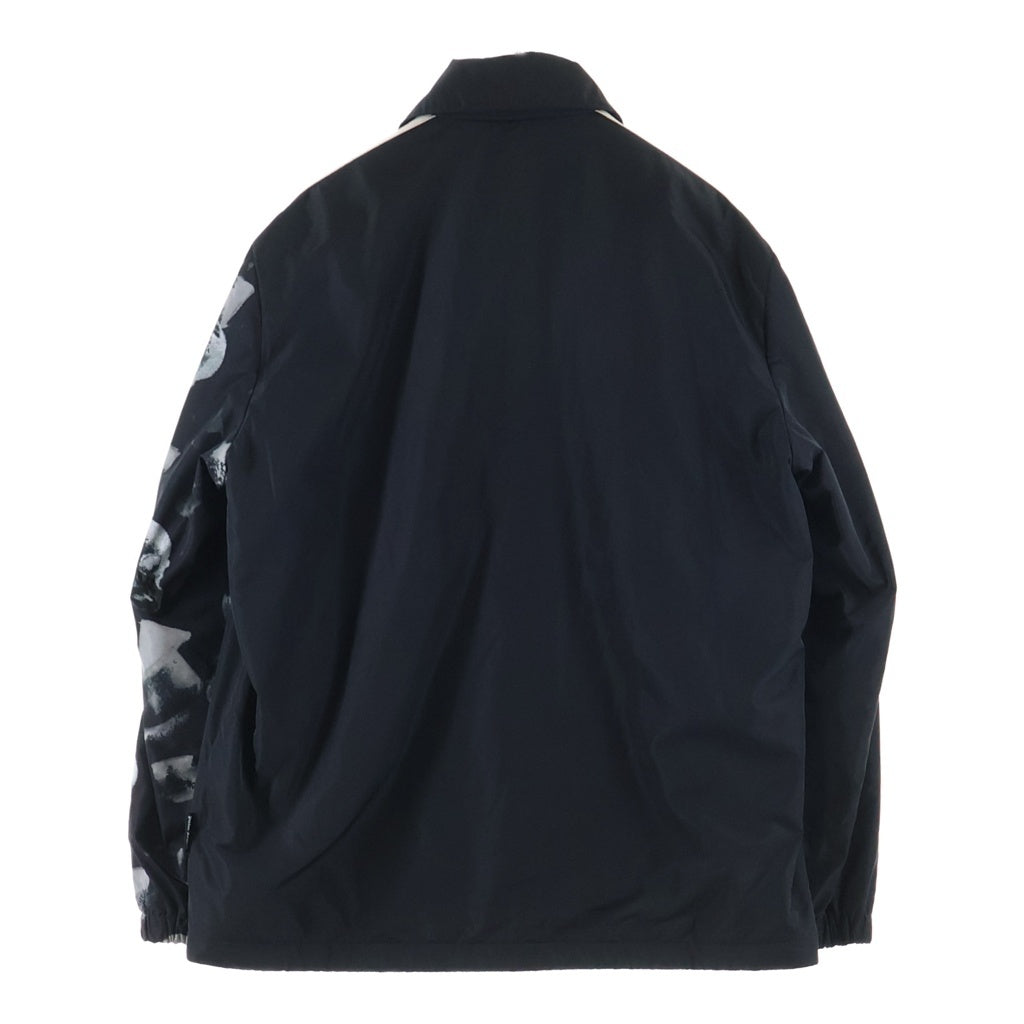 Palm Angels(パームエンジェルス) 22AW SLEEVE PRINT COACH JACKET スリーブプリント コーチジャケット ブルゾンジャケット ブラック PMEA076F22FAB002