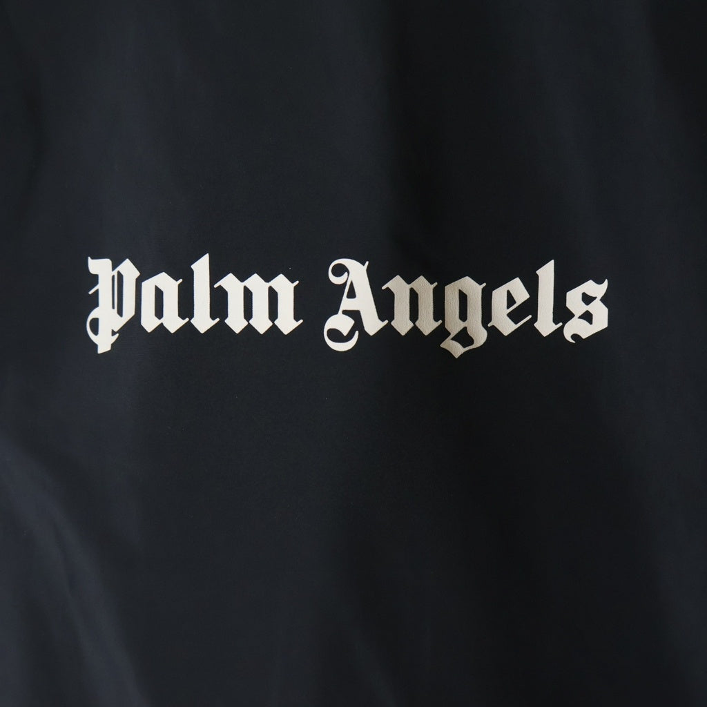 Palm Angels(パームエンジェルス) 22AW SLEEVE PRINT COACH JACKET スリーブプリント コーチジャケット ブルゾンジャケット ブラック PMEA076F22FAB002