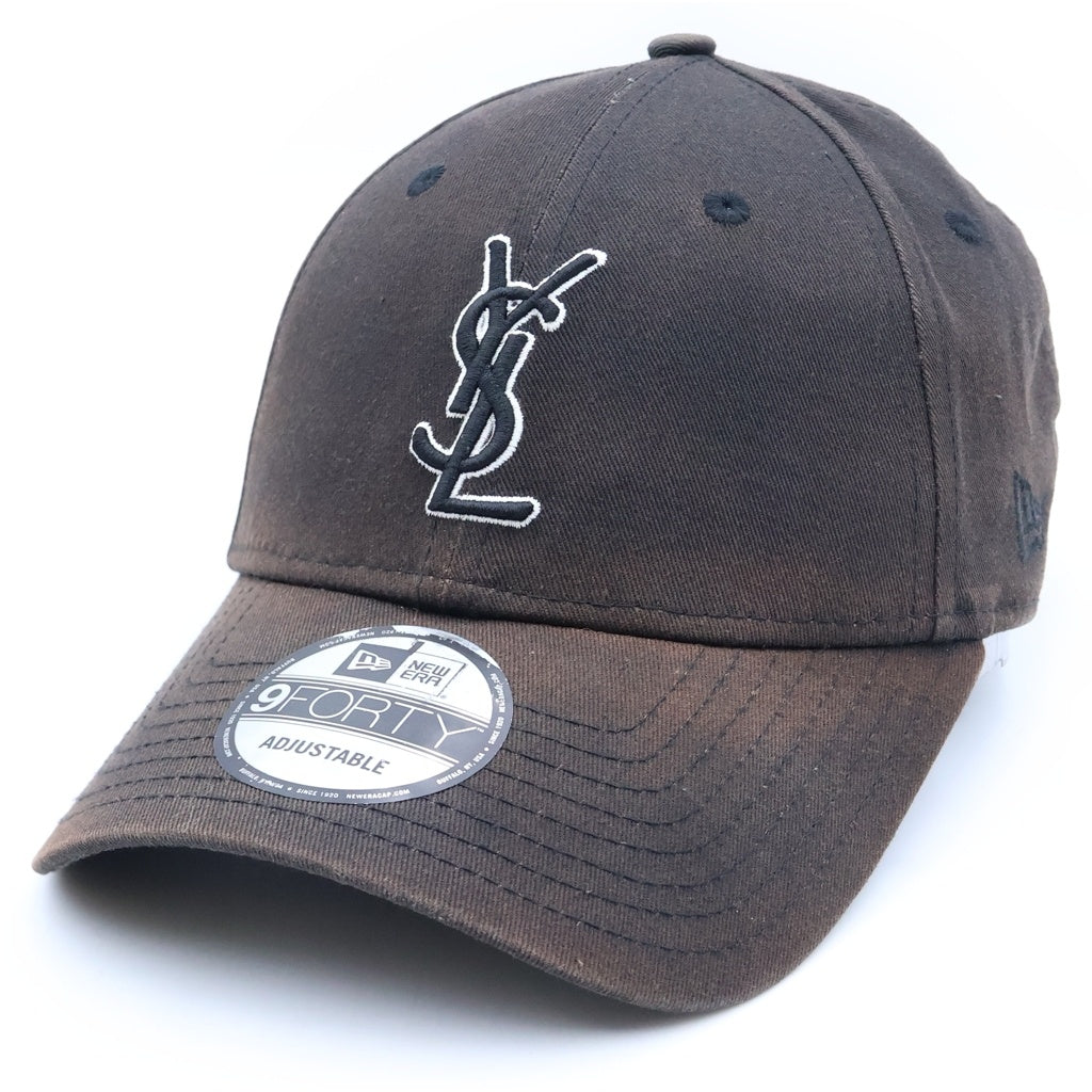 SAINT LAURENT PARIS(サンローランパリ) ×NEW ERA YSL 9FORTY ニューエラ モノグラム キャップ 帽子 ブラック 687687 YCL36