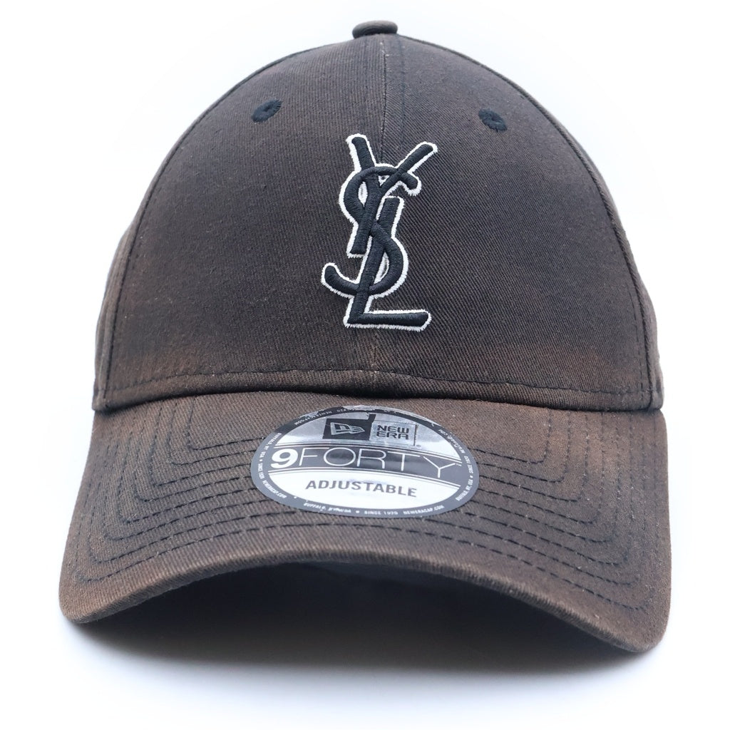 SAINT LAURENT PARIS(サンローランパリ) ×NEW ERA YSL 9FORTY ニューエラ モノグラム キャップ 帽子 ブラック 687687 YCL36