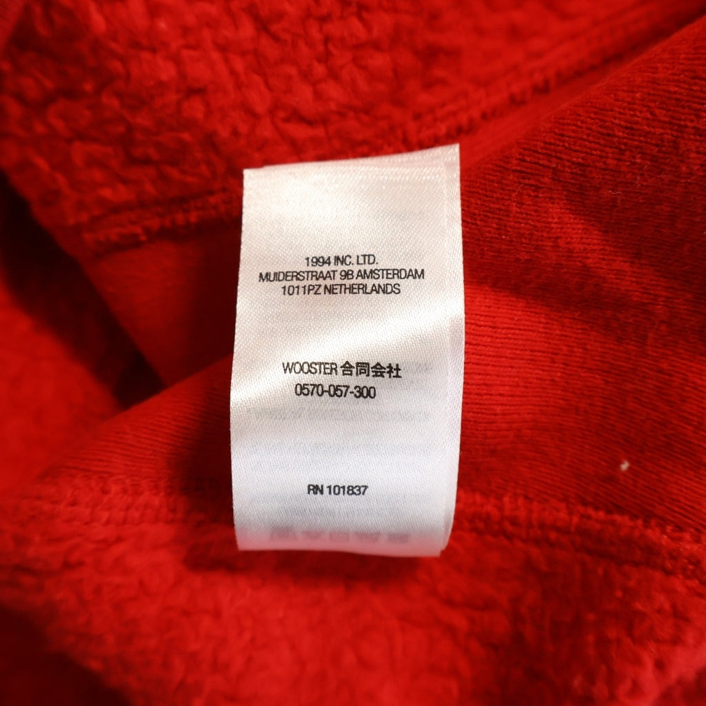 SUPREME(シュプリーム) 21AW Pearl Logo Sweatshirt パールロゴ プルオーバー長袖スウェットパーカー フーディ レッド
