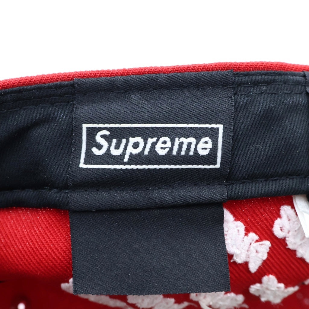 SUPREME(シュプリーム) 21SS ×NEW ERA 59FIFTY Champions Box Logo Cap ニューエラ フィフティーナインフィフティー チャンピオンズ ボックスロゴ ベースボールキャップ 帽子 レッド