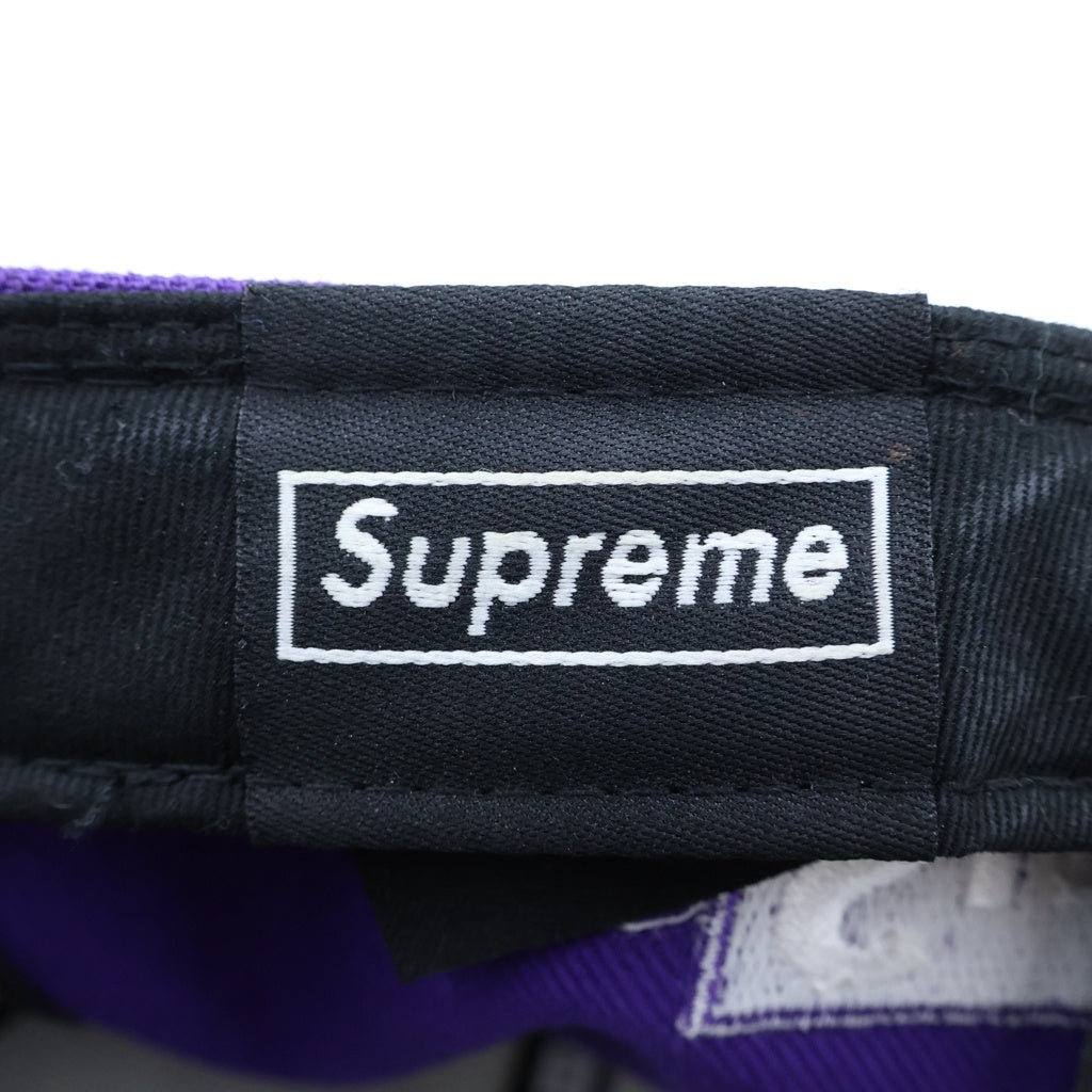 SUPREME(シュプリーム) 21SS ×NEW ERA 59FIFTY Reverse Box Logo Cap ニューエラ フィフティーナインフィフティー リバース ボックスロゴ ベースボールキャップ 帽子 パープル