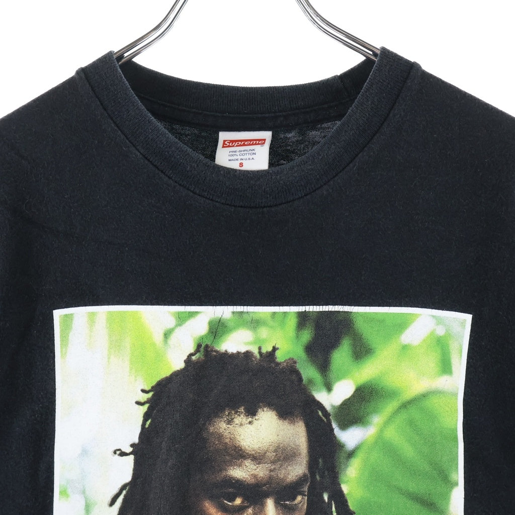 SUPREME(シュプリーム) 19SS Buju Banton Tee ブジュ バントン フォトプリント クルーネック半袖Tシャツカットソー ブラック