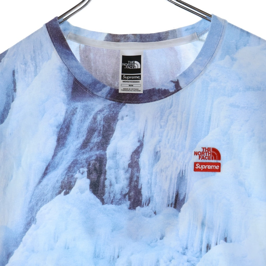 SUPREME(シュプリーム) 21SS ×The North Face Climb Tee ノースフェイス クライム クルーネック半袖Tシャツカットソー ブルー