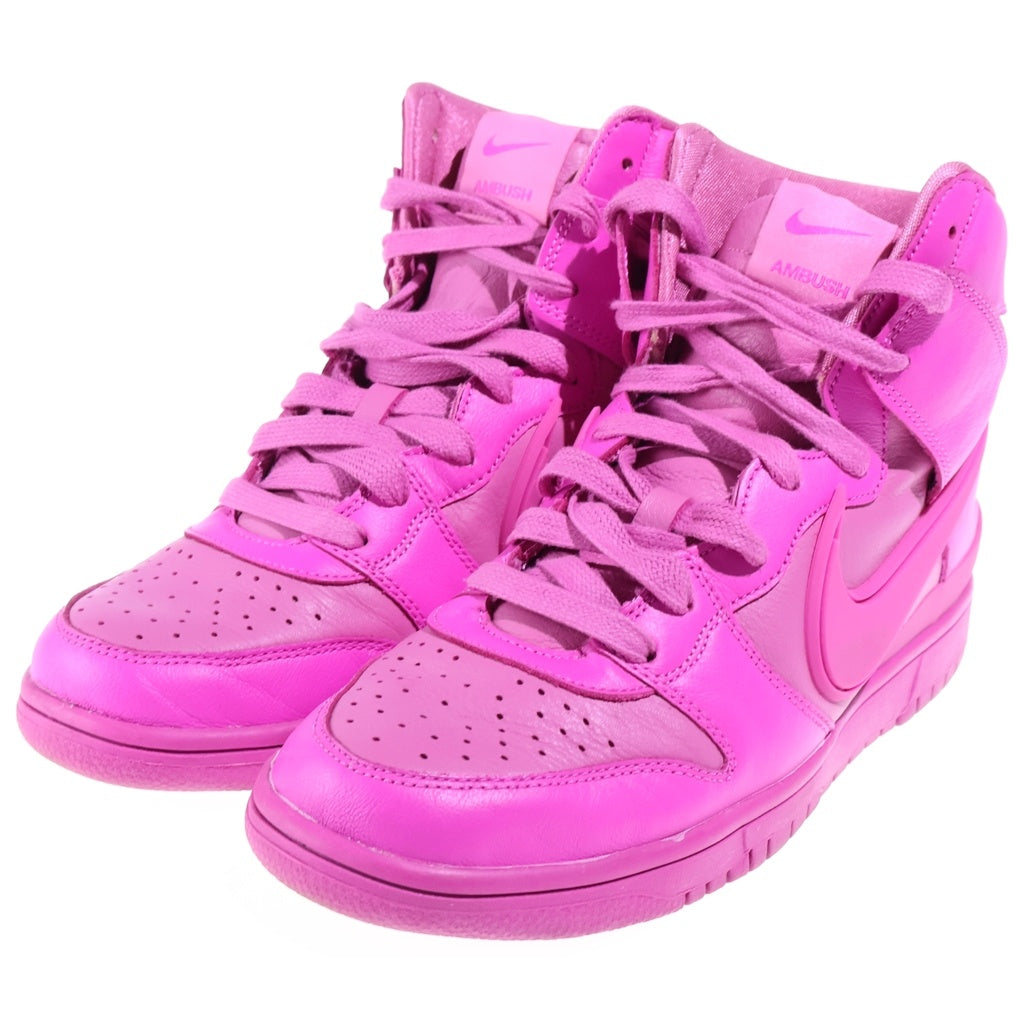 NIKE(ナイキ) ×AMBUSH DUNK HIGH PINK アンブッシュ ダンク ハイカットスニーカー ピンク US8/26cm CU7544-600