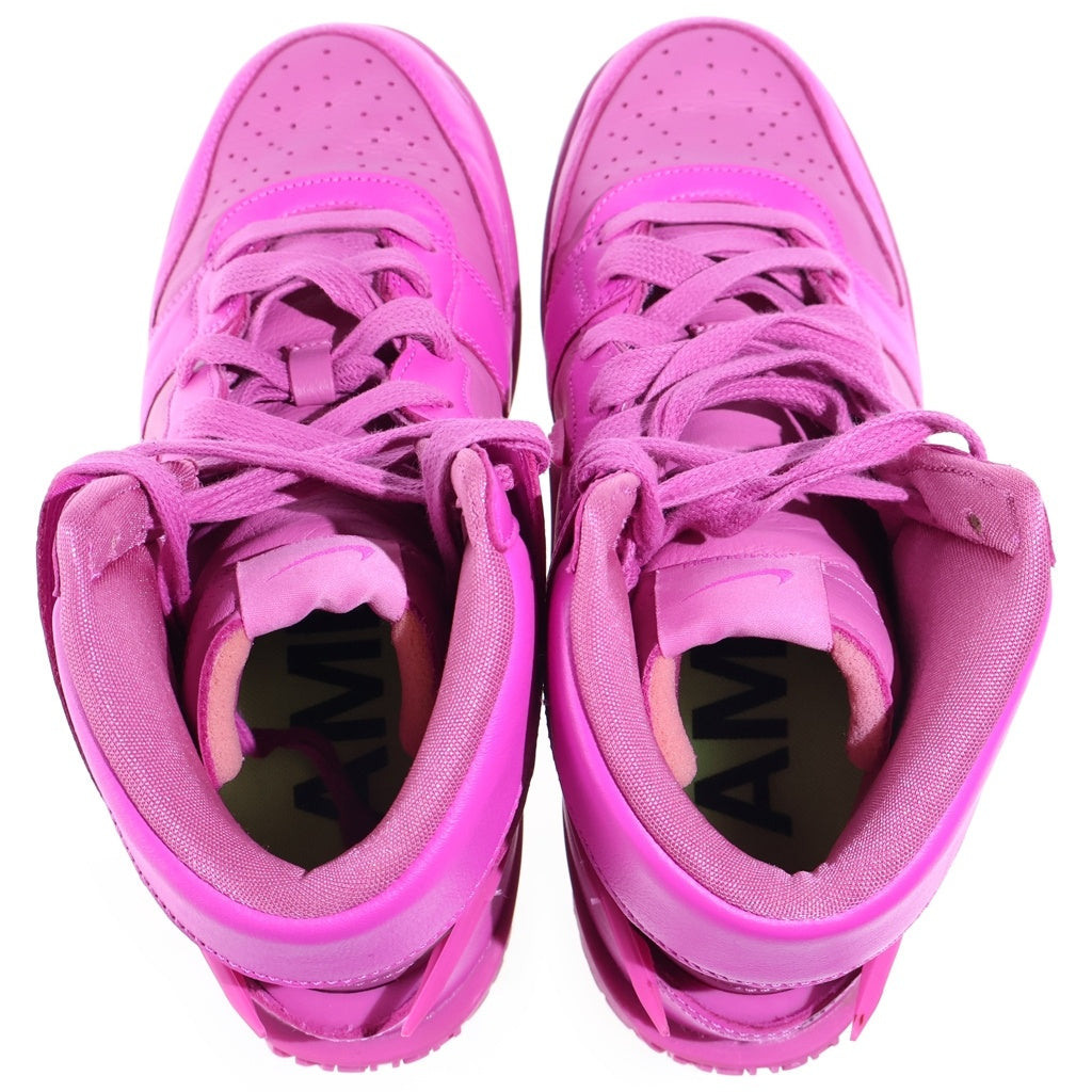 NIKE(ナイキ) ×AMBUSH DUNK HIGH PINK アンブッシュ ダンク ハイカットスニーカー ピンク US8/26cm CU7544-600