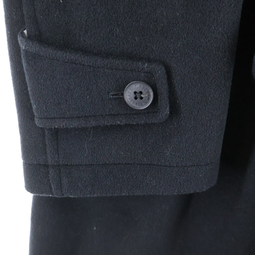 BURBERRY BLACK LABEL(バーバリー ブラックレーベル) ウール混 トレンチコート ブラック BMC68-705-09