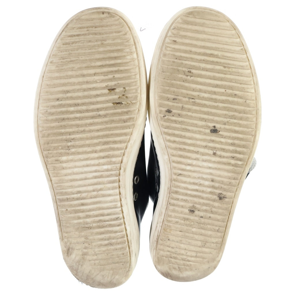 Rick Owens(リックオウエンス) JUMBO LACED LOW SNEAKS ジャンボレース ラモーンズ レザー ローカットスニーカー ブラック