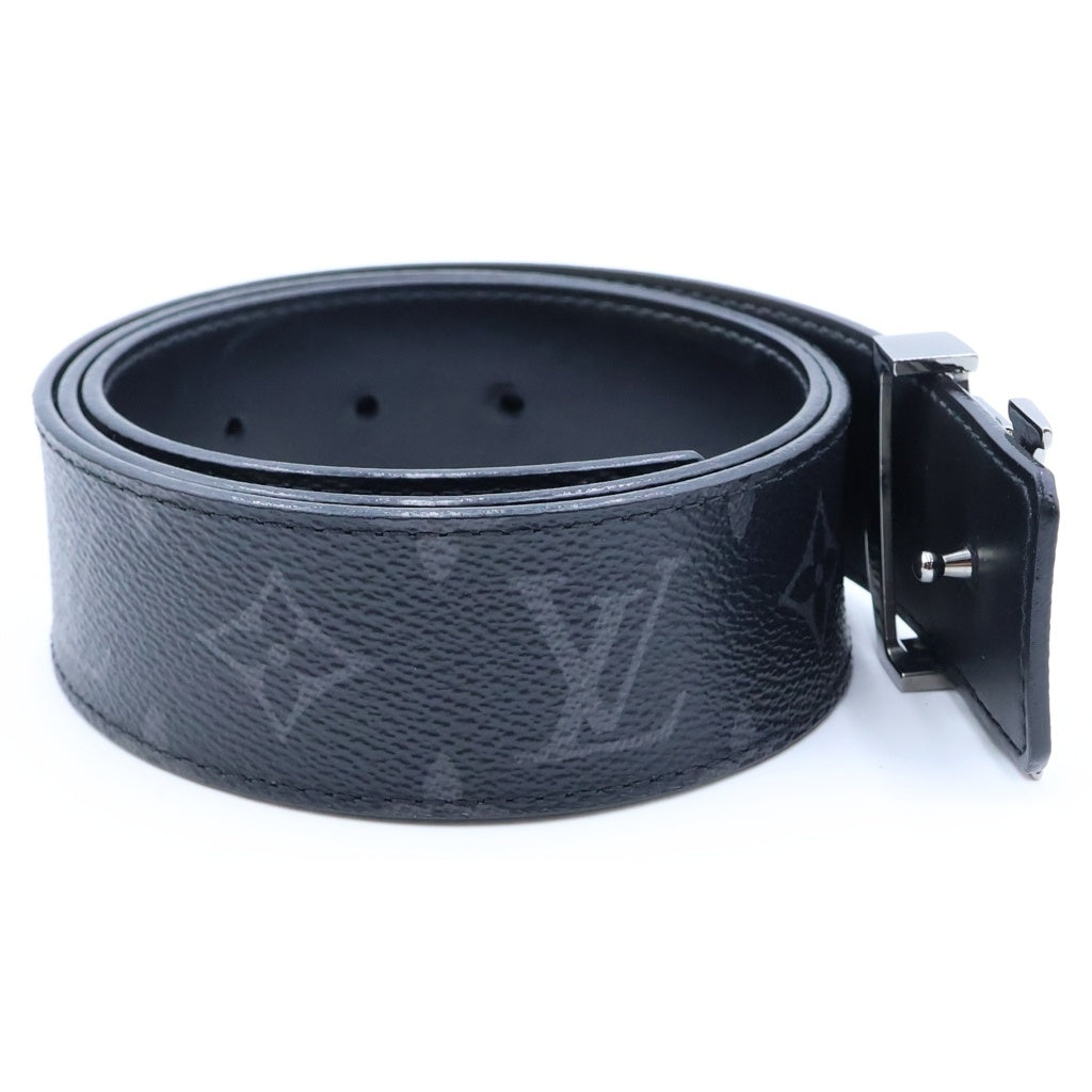 LOUIS VUITTON(ルイヴィトン) モノグラム・エクリプス LV イニシャル 40MM リバーシブル ロゴバックル ベルト ブラック M9043