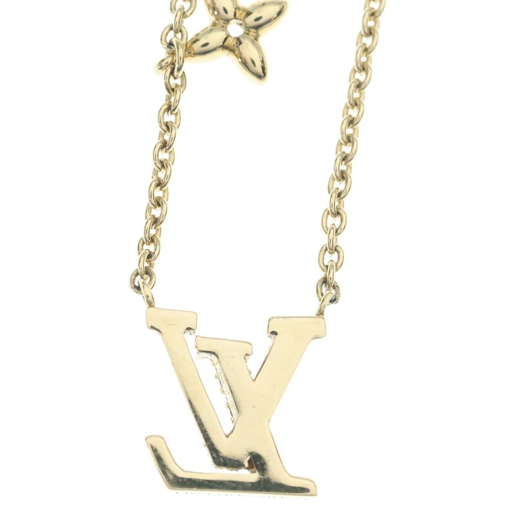 LOUIS VUITTON(ルイヴィトン) ネックレス LVアイコニック GP ロゴチェーンネックレス ゴールド M00596 レディース