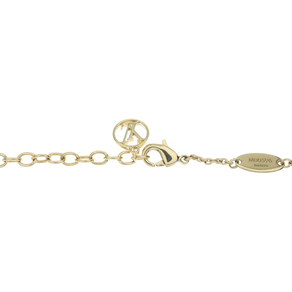 LOUIS VUITTON(ルイヴィトン) ネックレス LVアイコニック GP ロゴチェーンネックレス ゴールド M00596 レディース