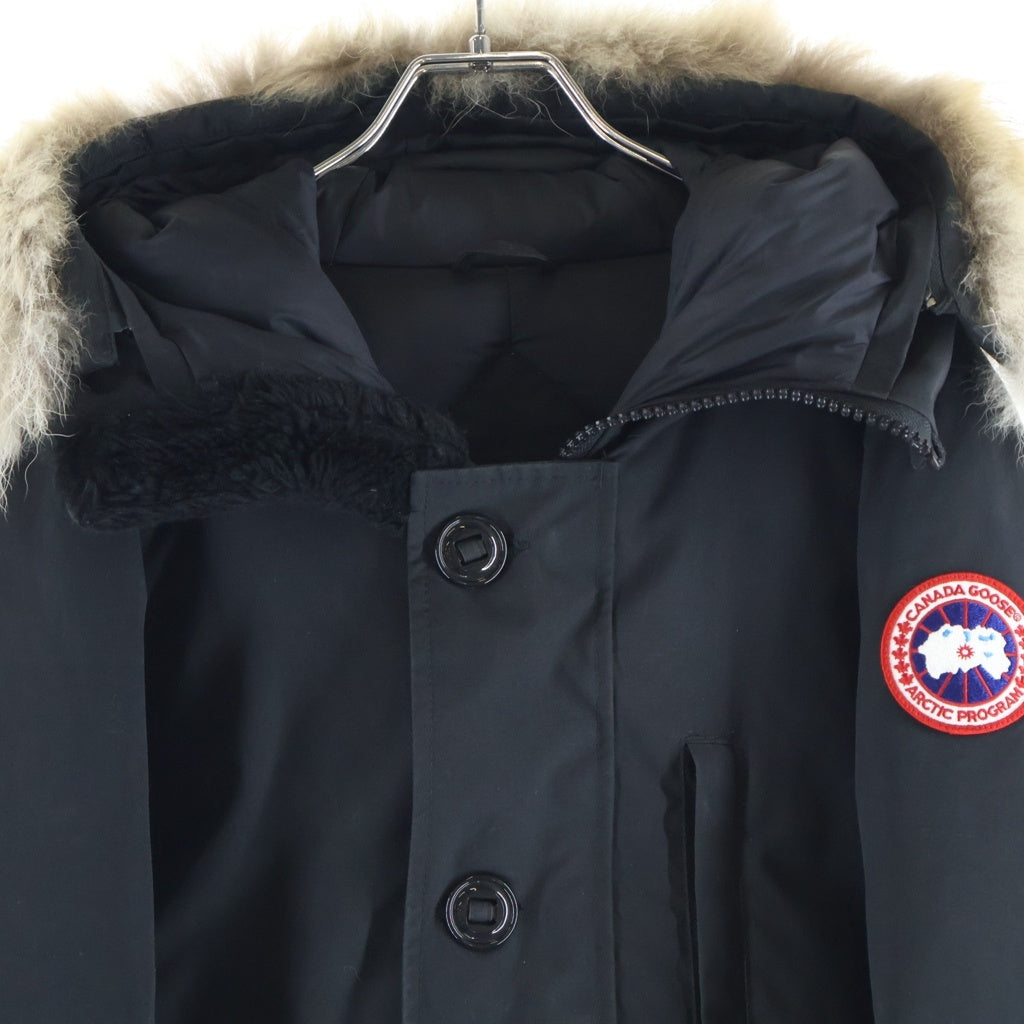 CANADA GOOSE(カナダグース) JASPER ジャスパー ファーフード付きジップアップナイロン ダウンジャケット ブラック 3438JM