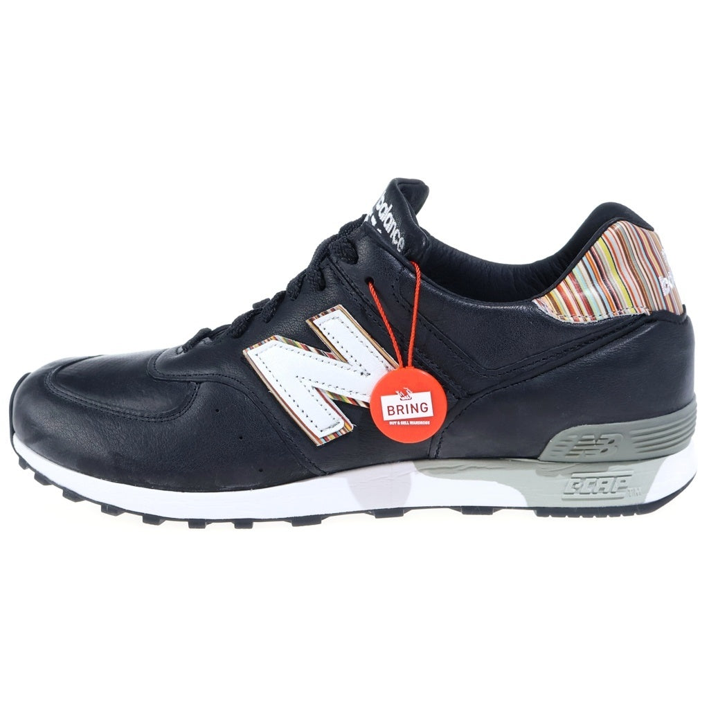 New Balance(ニューバランス) ×Paul Smith 576 M576PSK ポールスミス マルチストライプ カンガルーレザー ローカットスニーカー ブラック