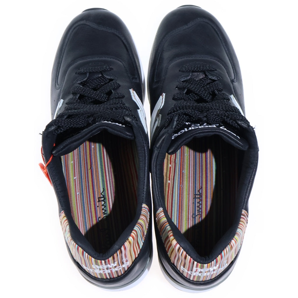 New Balance(ニューバランス) ×Paul Smith 576 M576PSK ポールスミス マルチストライプ カンガルーレザー ローカットスニーカー ブラック