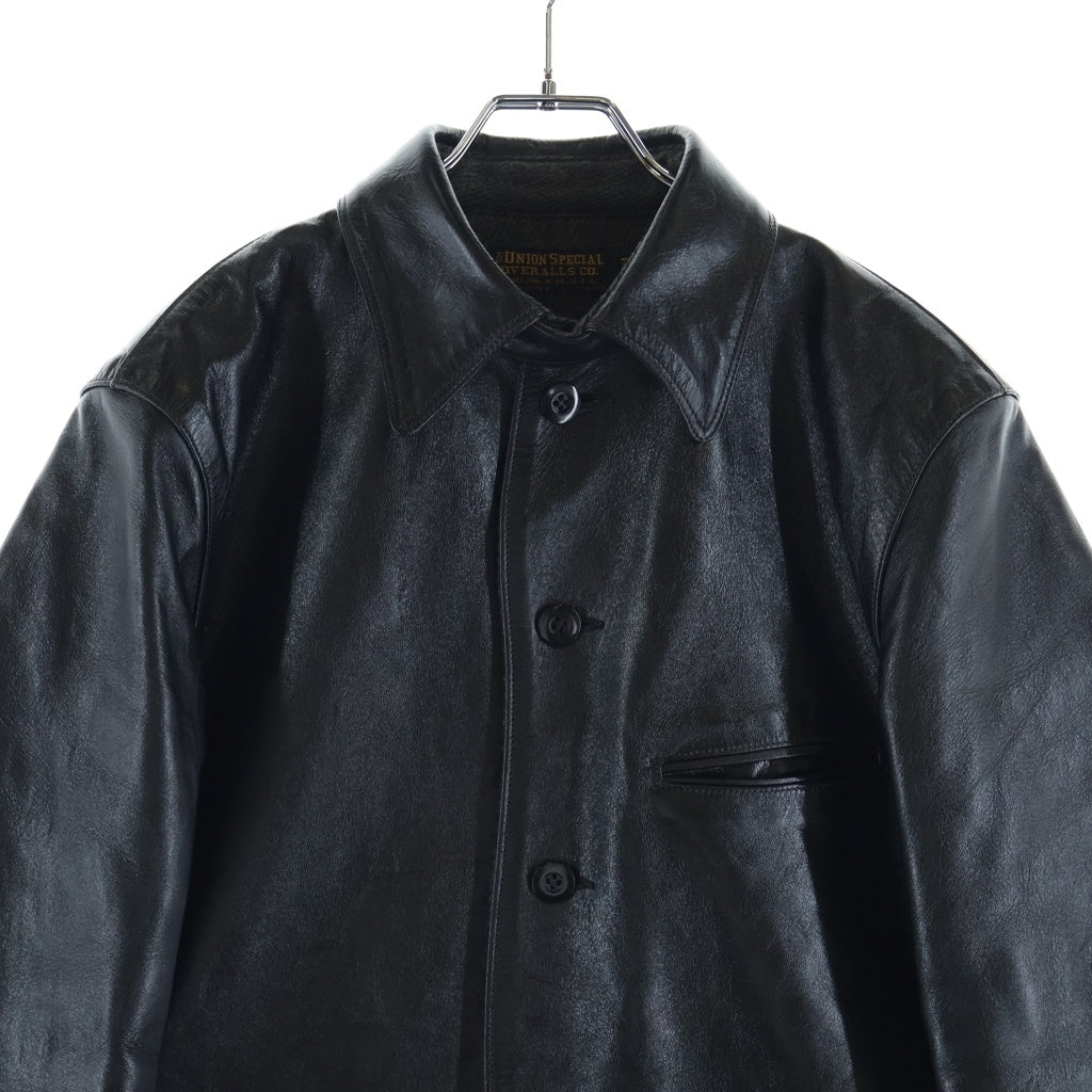 FREE WHEELERS POWER WEAR(フリーホイーラーズ) BRAKEMAN レザー ブレーキマンコート ブラック