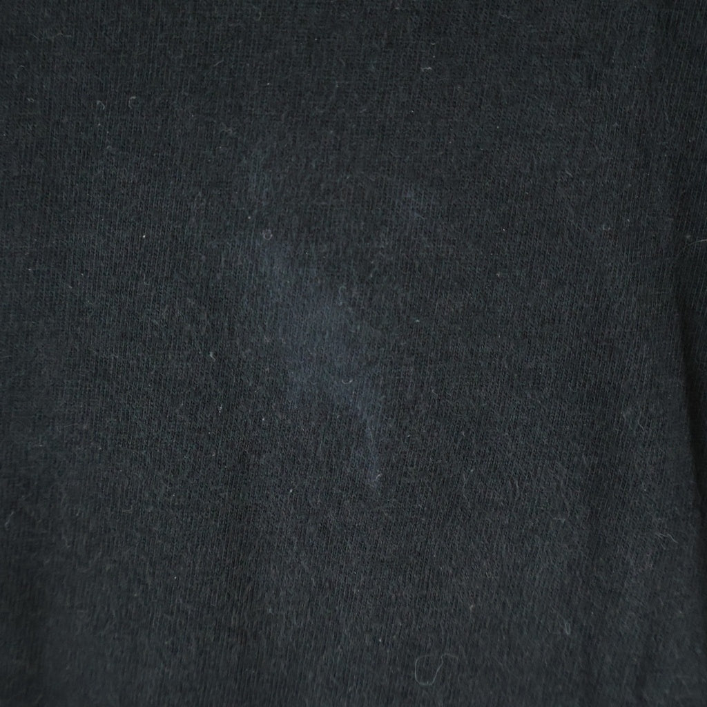 CHROME HEARTS(クロムハーツ) FLRL CRS HORSESHOE LS TEE アームフローラルクロス バックホースシュー クルーネック長袖Tシャツカットソー ブラック