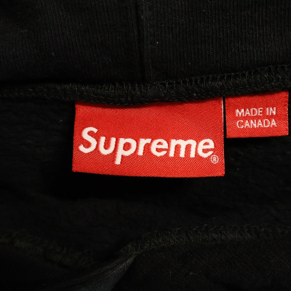 SUPREME(シュプリーム) 21AW ×Thrasher Hooded Sweatshirt スラッシャー 長袖フーディー プルオーバーパーカー ブラック