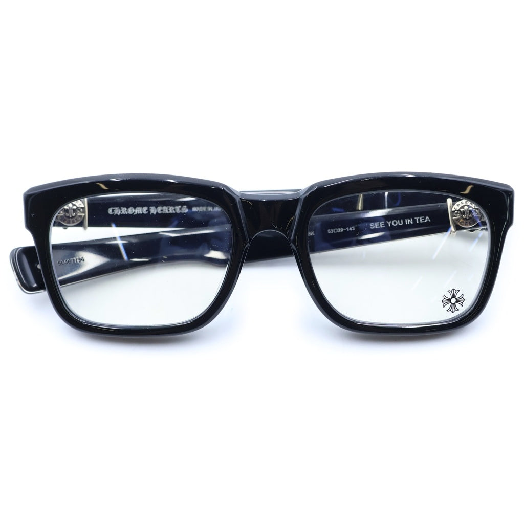 CHROME HEARTS(クロムハーツ) SEE YOU IN TEA BS FLARE BSフレア メガネ アイウェア サングラス 52□20-143 ブラック/シルバー