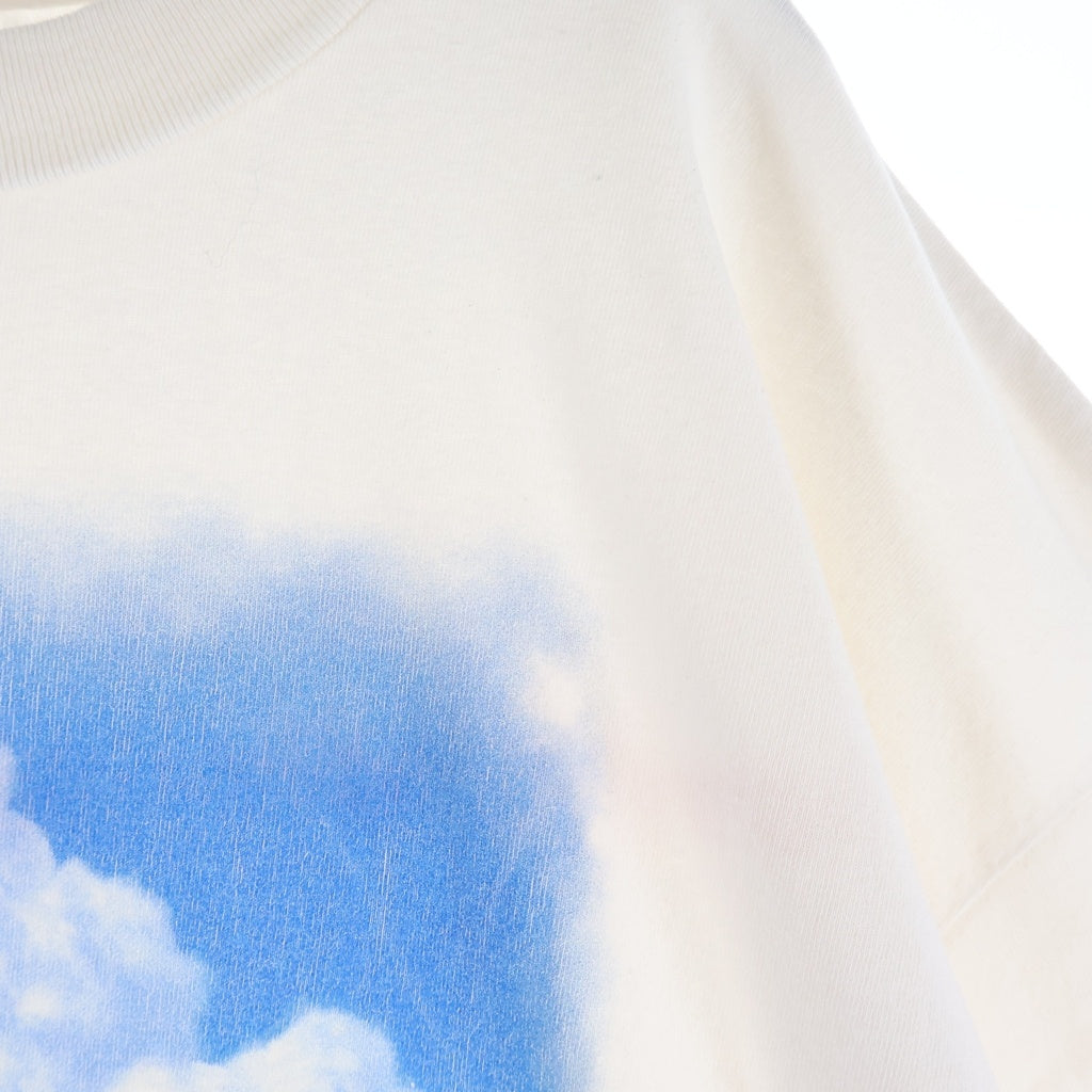 SAINT MICHAEL(セントマイケル) 時をかける少女 × GEEKS RULE 時をかける少女_SS T-SHIRT / SAINT クルーネック半袖Tシャツカットソー ホワイト SM-MK1-0000-C84