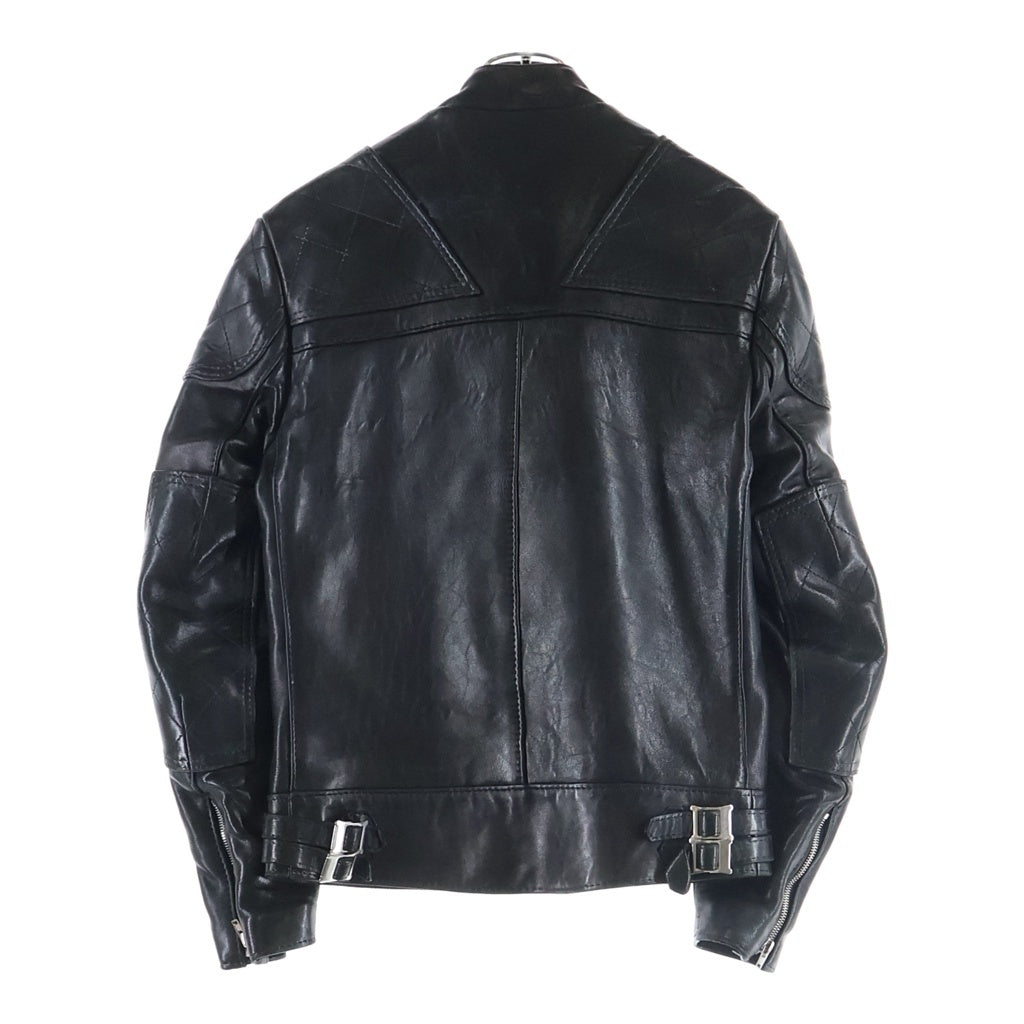 Lewis Leathers(ルイスレザー) 16SS ×HYSTERIC GLAMOUR ヒステリックグラマー Super Monza スーパーモンザ レザーダブルライダースジャケットブラック 0261LB01