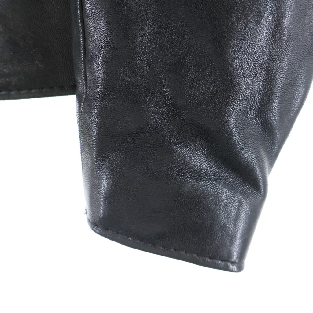 Lewis Leathers(ルイスレザー) 16SS ×HYSTERIC GLAMOUR ヒステリックグラマー Super Monza スーパーモンザ レザーダブルライダースジャケットブラック 0261LB01