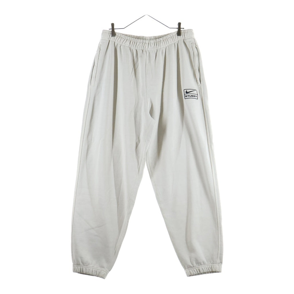 NIKE(ナイキ) 24SS ×STUSSY U NRG Washed Fleece Pant Light Bone ステューシー ウォッシュド フリース パンツ ライトボーン スウェットパンツ ホワイト FZ9992-072
