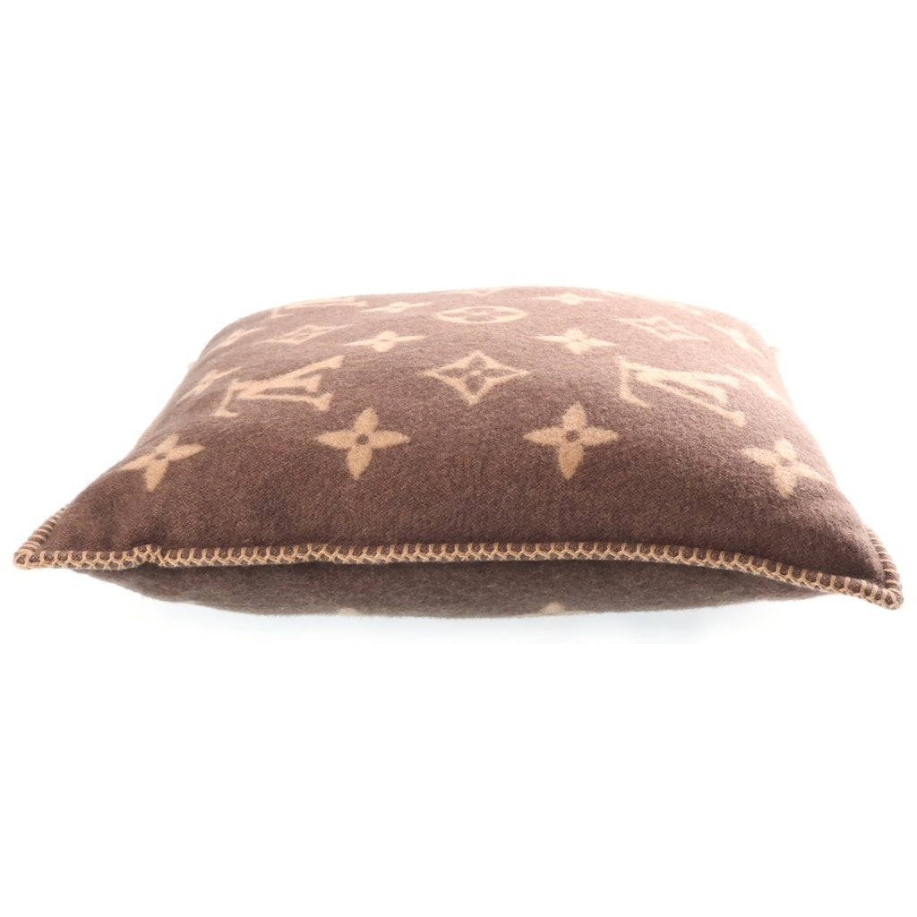 LOUIS VUITTON(ルイヴィトン) フライト・モード クッション・ネオ モノグラム カシミヤ混ウールクッション ブラウン M79271 レディース