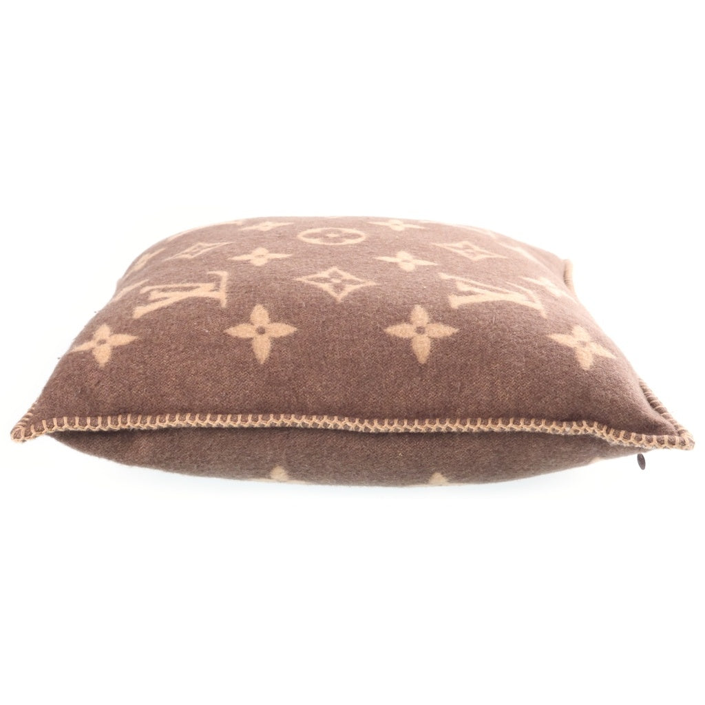 LOUIS VUITTON(ルイヴィトン) フライト・モード クッション・ネオ モノグラム カシミヤ混ウールクッション ブラウン M79271 レディース