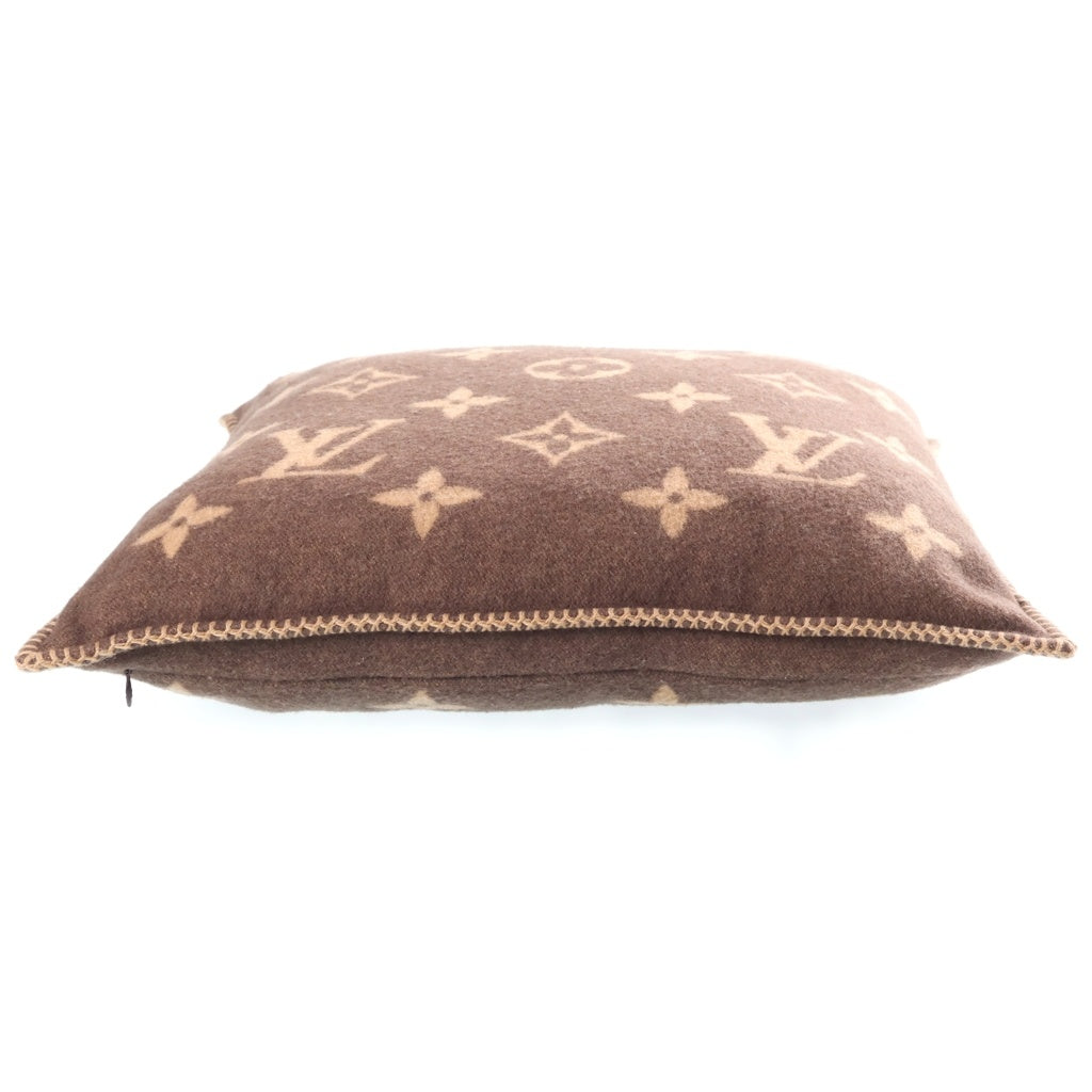 LOUIS VUITTON(ルイヴィトン) フライト・モード クッション・ネオ モノグラム カシミヤ混ウールクッション ブラウン M79271 レディース