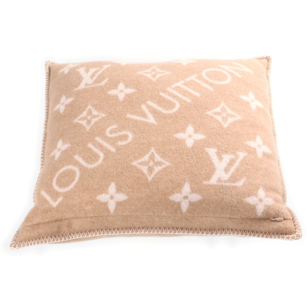 LOUIS VUITTON(ルイヴィトン) フライト・モード クッション・ネオ モノグラム カシミヤ混ウールクッション ベージュ M79271 レディース
