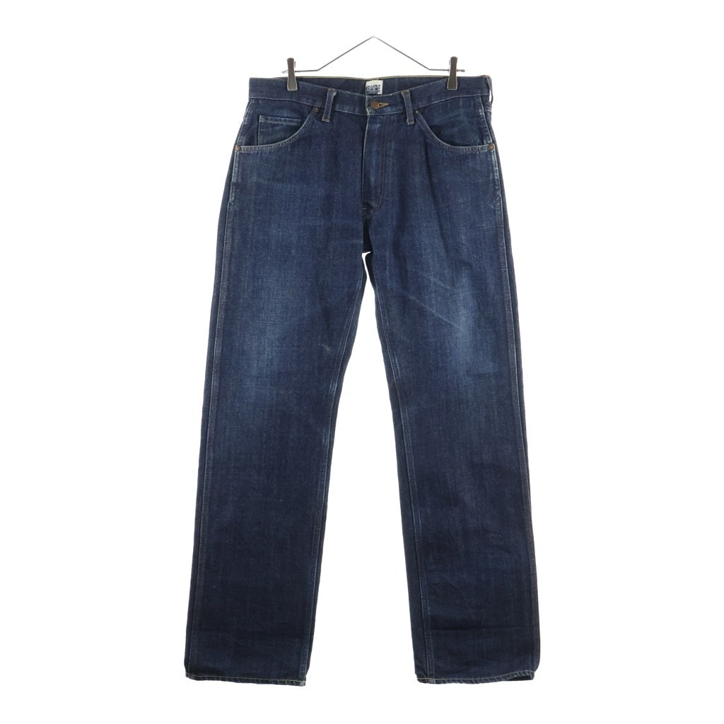A BATHING APE(アベイシングエイプ) Logo Loose straight denim ロゴエンブロイダリー ルーズストレートデニム ジーンズ インディゴ