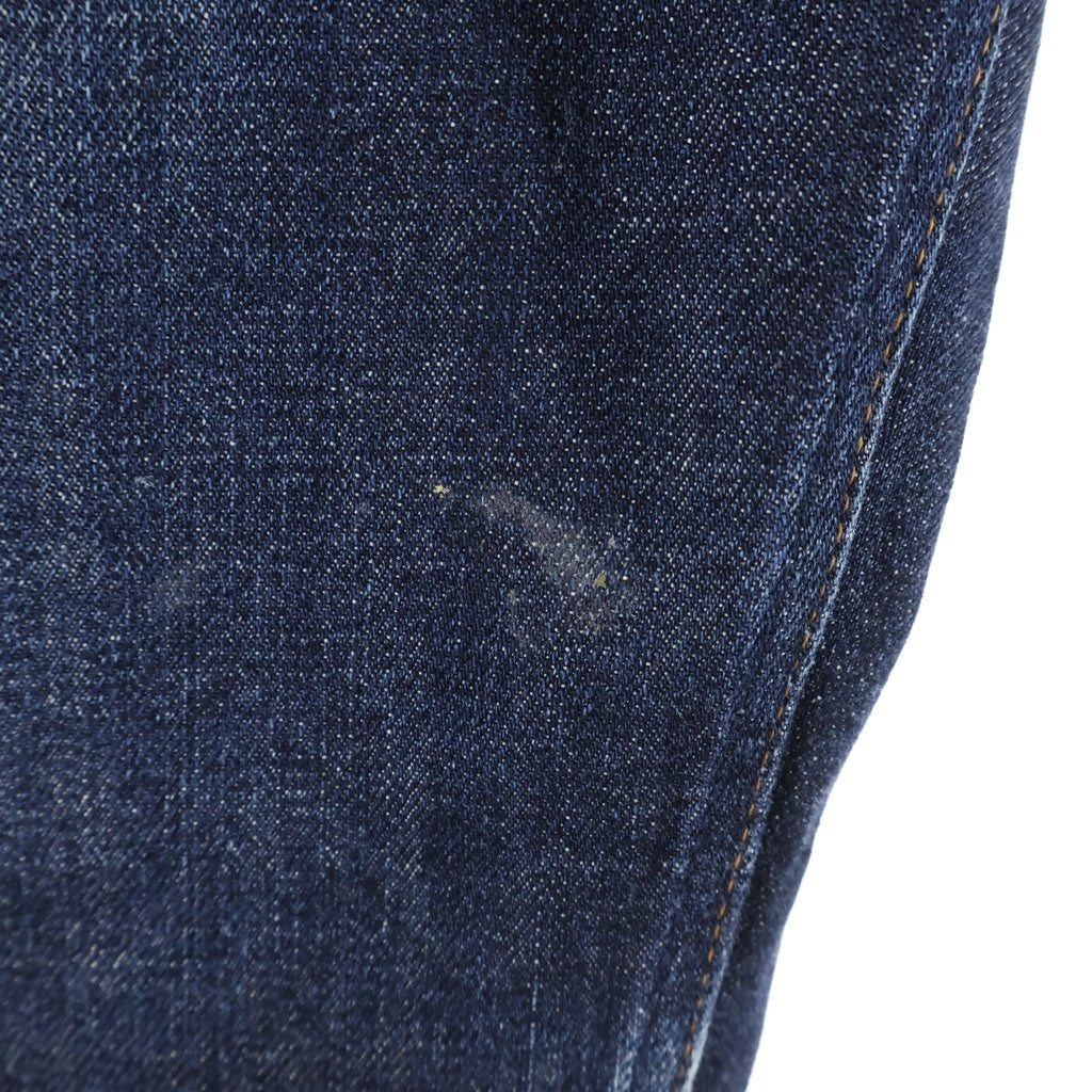 A BATHING APE(アベイシングエイプ) Logo Loose straight denim ロゴエンブロイダリー ルーズストレートデニム ジーンズ インディゴ