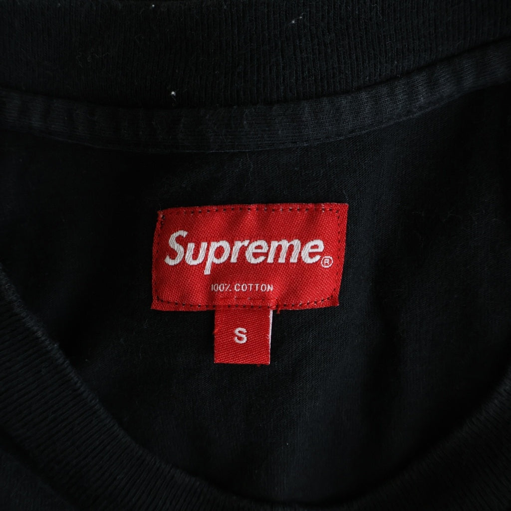 SUPREME(シュプリーム) 20SS Arc Appique S/S Top フロントブランドロゴクルーネック半袖Tシャツカットソー ブラック