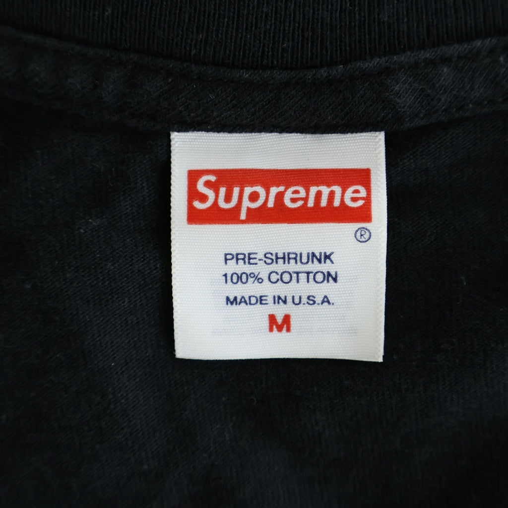 SUPREME(シュプリーム) 23SS Arabic Logo Tee クルーネック半袖Tシャツカットソー ブラック