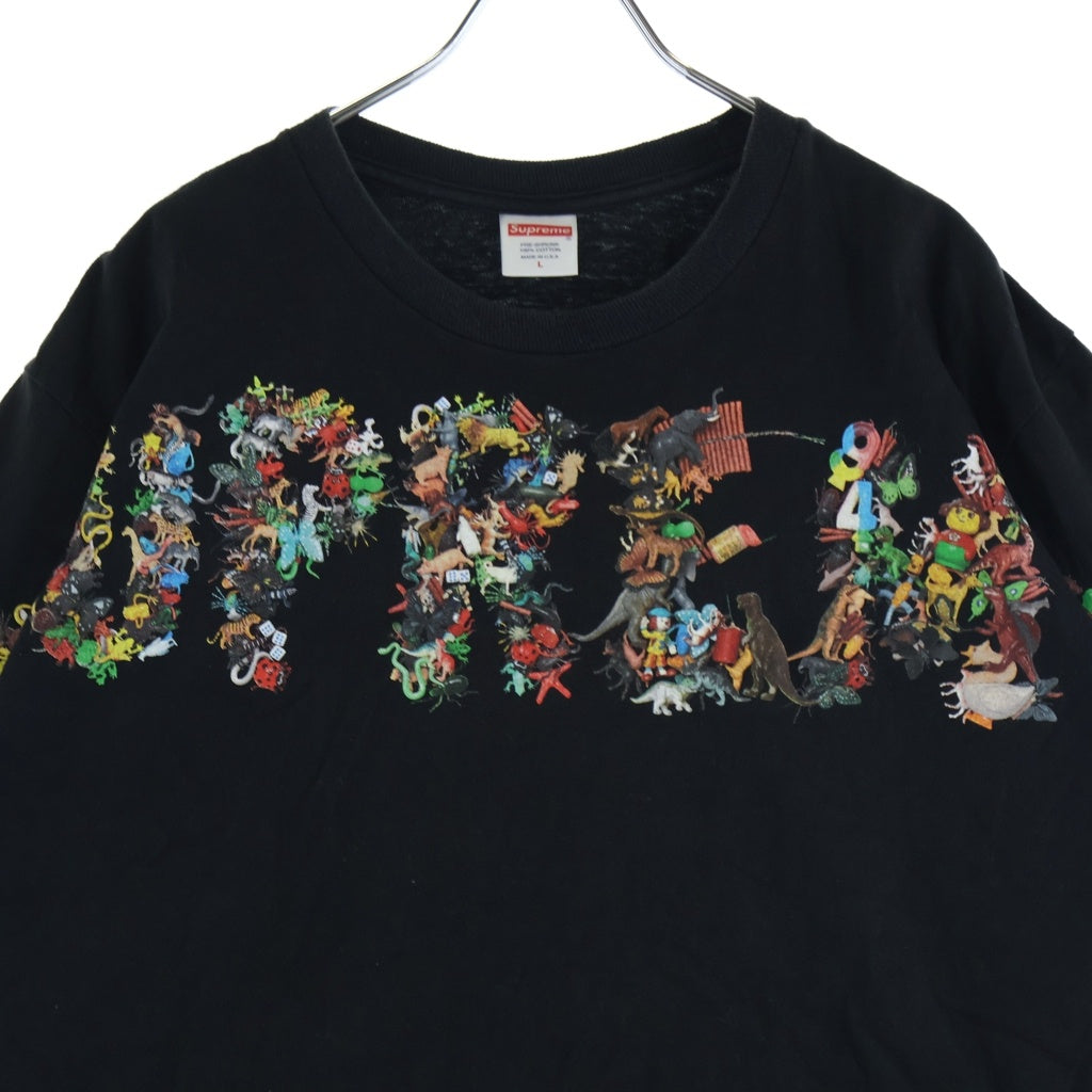 SUPREME(シュプリーム) 21SS Toy Pile Tee クルーネック半袖Tシャツカットソー ブラック
