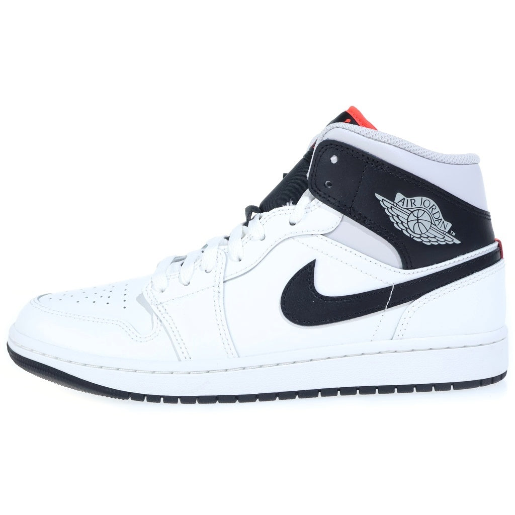 NIKE(ナイキ) Air Jordan 1 Mid Summit White/Neutral Grey エアジョーダン1 ミッド サミットホワイト/ニュートラルグレー ハイカットスニーカー US9.5/27.5cm ホワイト DQ8426ー109