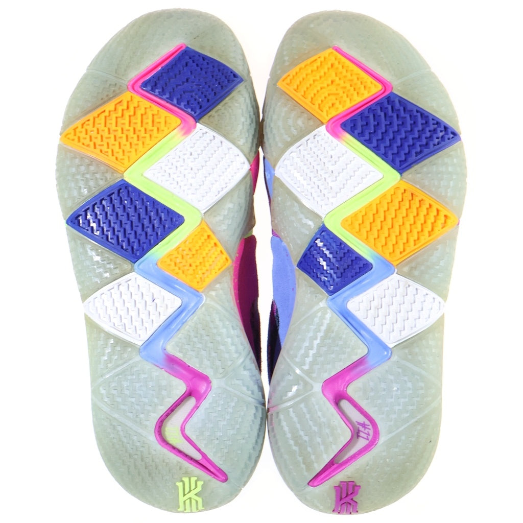 NIKE(ナイキ) Kyrie 4 Confetti カイリー4 コンフェティ US9/27cm ハイカットスニーカー イエロー/パープル AJ1691-900