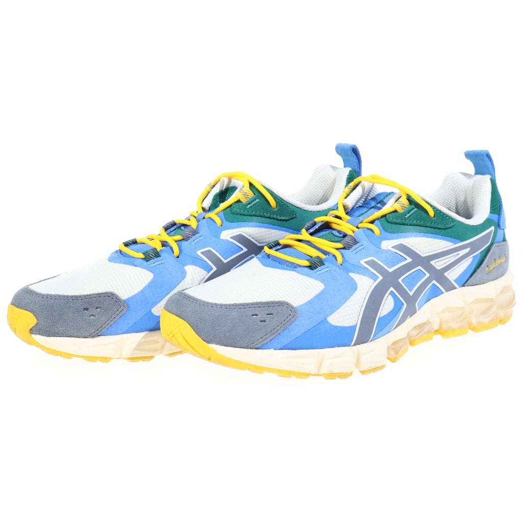ASICS(アシックス) ×ballaholic Gel-Quantum 180 Cream/Metropolis ×ボーラホリック ゲルクォンタム180 クリーム/メトロポリス ローカットスニーカー ブルー/グリーン 1201A398-250