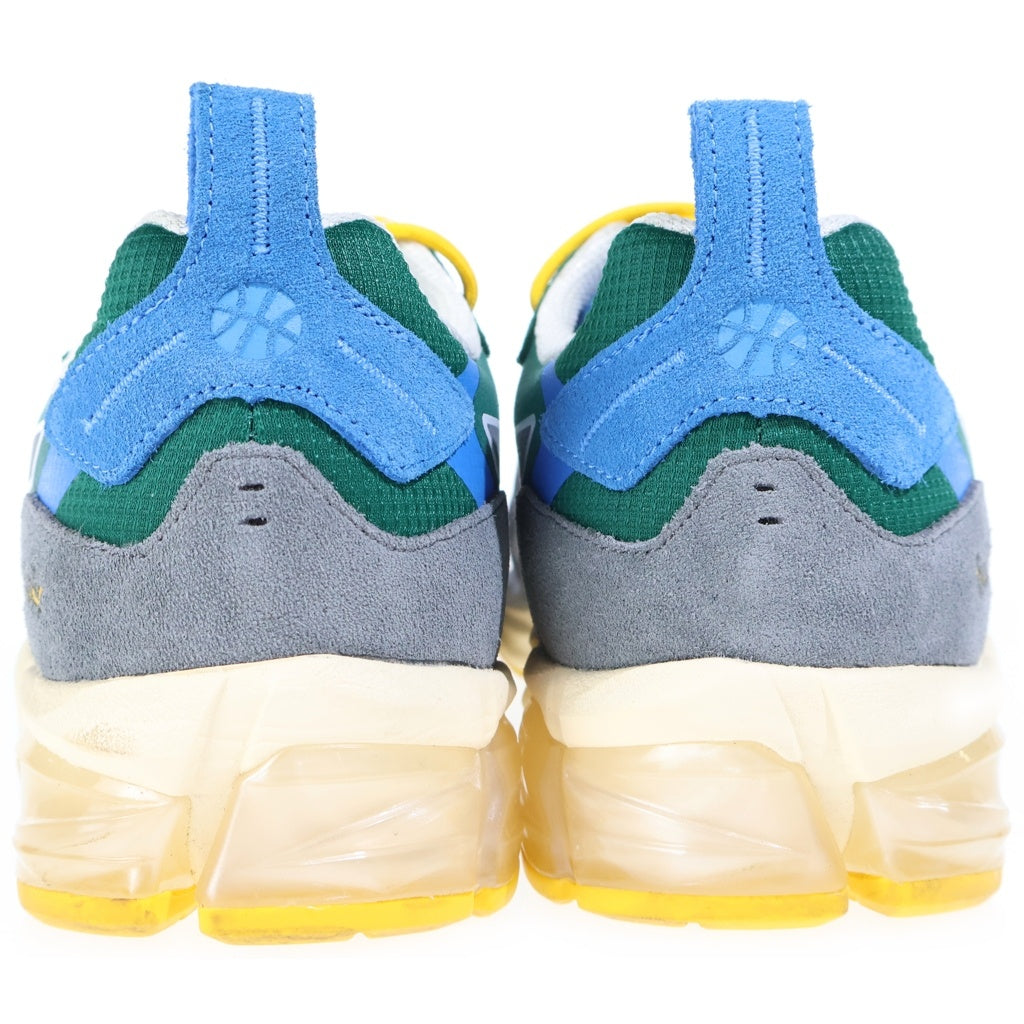 ASICS(アシックス) ×ballaholic Gel-Quantum 180 Cream/Metropolis ×ボーラホリック ゲルクォンタム180 クリーム/メトロポリス ローカットスニーカー ブルー/グリーン 1201A398-250