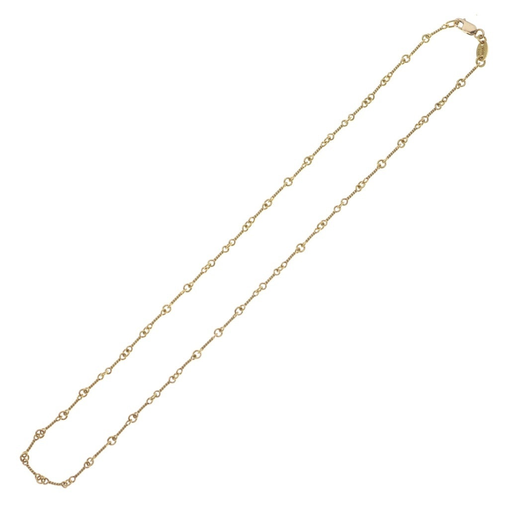 CHROME HEARTS(クロムハーツ) 22K NECKCHAIN T16 ツイストチェーンネックレス 16inch ゴールド BCA013